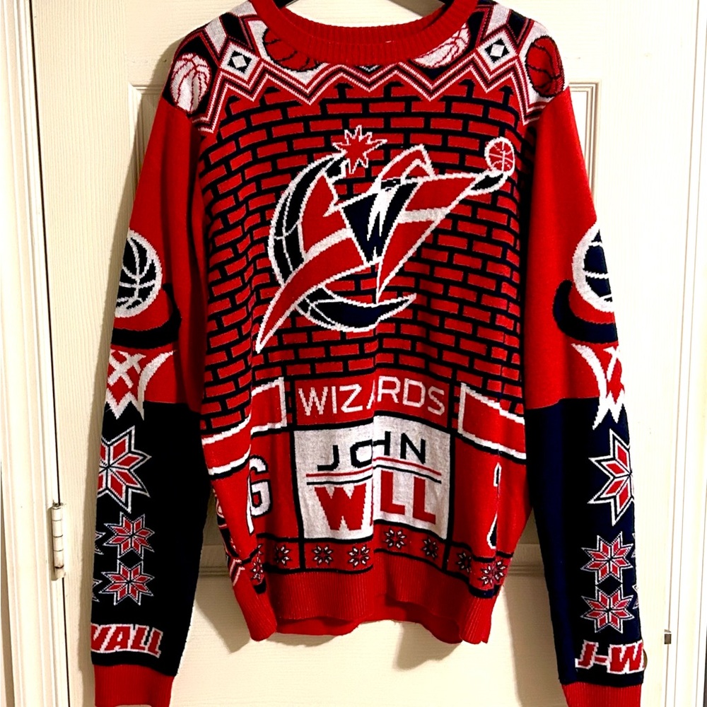 Washington Wizards - John Wall #2 - Men's Size XL - Ugly Christmas Sweater